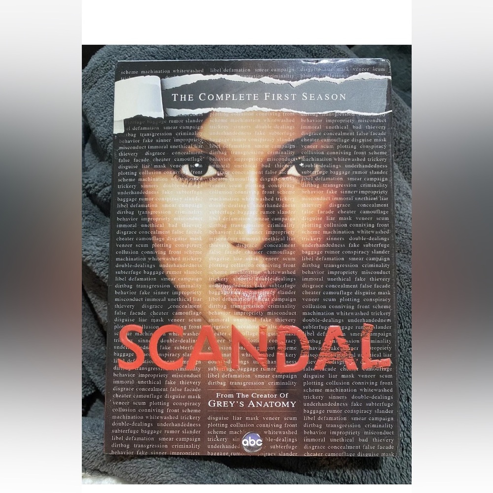 Scandal the complete first season dvd